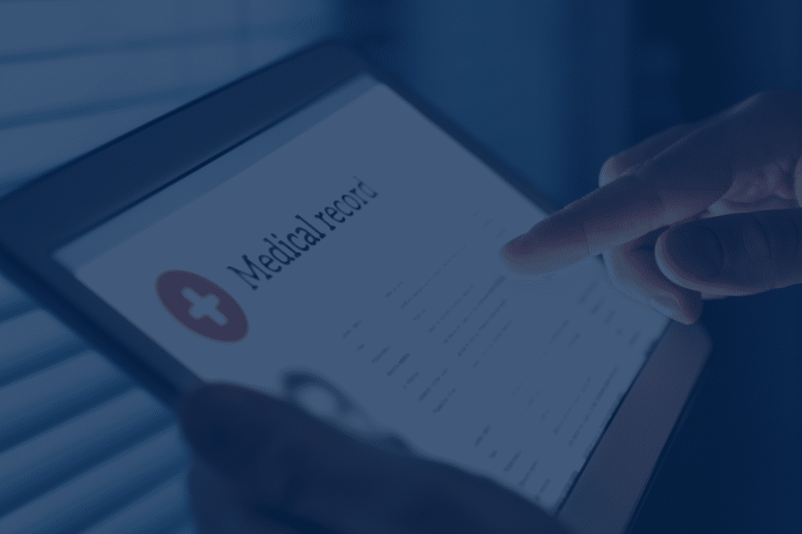scanning medical records being used for doctor EMR system